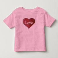 Love Heart Toddler T-Shirt