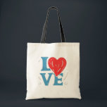 LOVE Heart Tote Bag – Romantic & Cute<br><div class="desc">Spread love wherever you go with this adorable hand-drawn LOVE tote bag! Featuring playful typography with a heart in place of the letter "O", this design is perfect for romantic souls, gift-givers, or anyone who loves to carry joy. Ideal for Valentine's Day, anniversaries, or everyday errands with a little flair....</div>