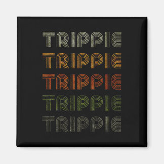 Love Heart Trippie Tee Grunge Vintage Style Black Magnet