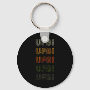 Love Heart Ufbi Tee Grunge Vintage Style Black Ufb Key Ring