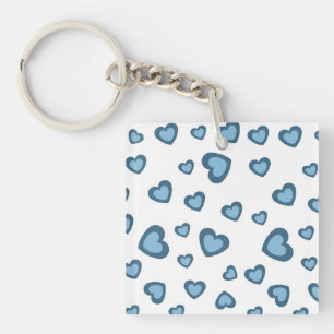 LOVE HEART VALENTINE BIRTHDAY GIFT KEYCHAIN