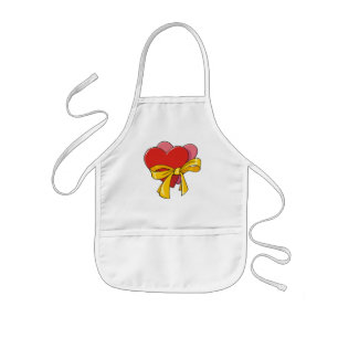 Love Heart Valentines Day Kids Apron