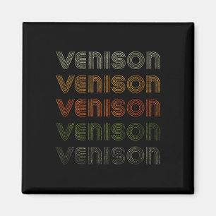 Love Heart Venison Tee Grunge Vintage Style Black Magnet