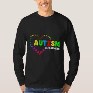 Love Hearts Autism Awareness Day For Men Women T-Shirt