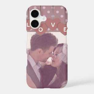 Love Hearts Banner Romantic Overlaid Custom Photo