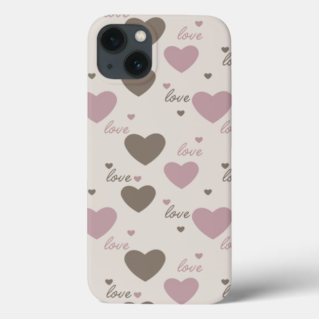 Love Hearts Case-Mate iPhone Case (Back)