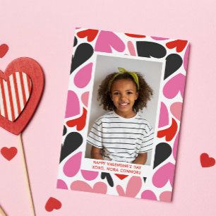 LOVE HEARTS COLLAGE PHOTO CLASSROOM VALENTINES CARD