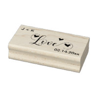 Love Hearts Initials and Date