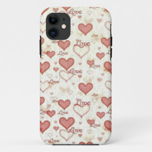 Love Hearts iPhone Case