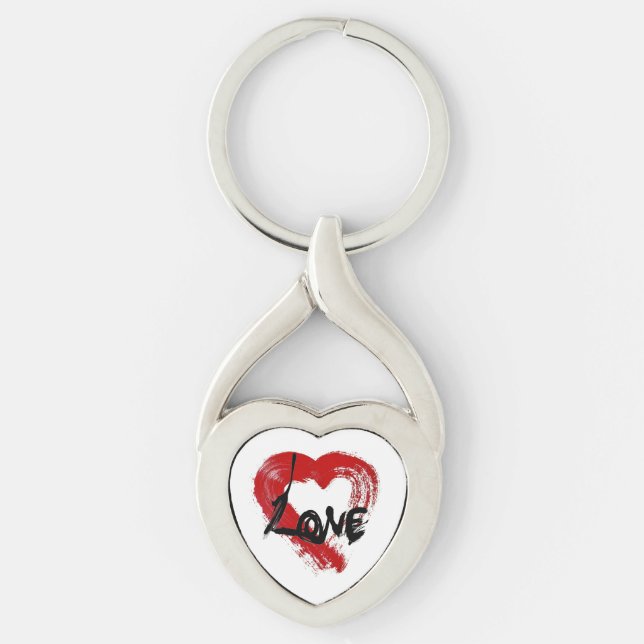 Love Hearts Key Chain (Front)
