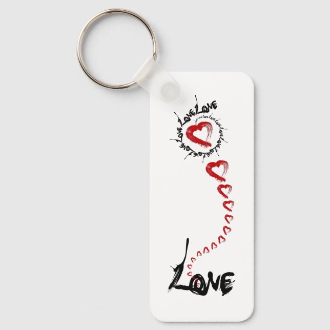 Love Hearts Keychain  (Front)
