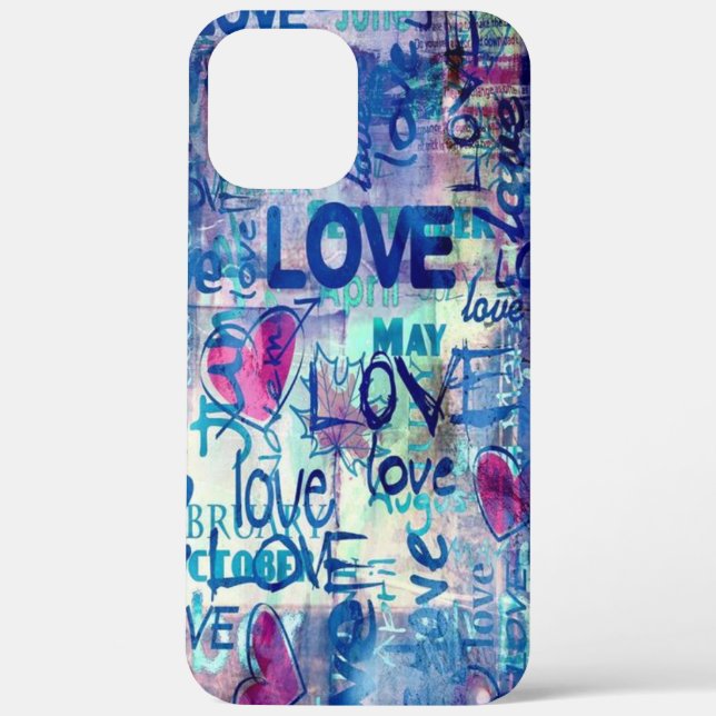 Love, HEARTS, pattern       Case-Mate iPhone Case (Back)