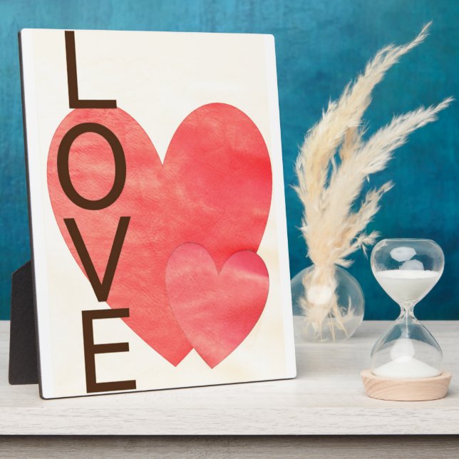 Love Hearts Plaque (Side)