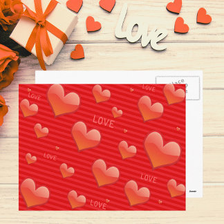 Love Hearts Postcard