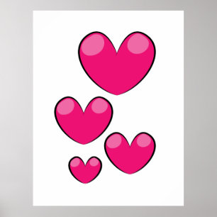 Love Hearts Poster