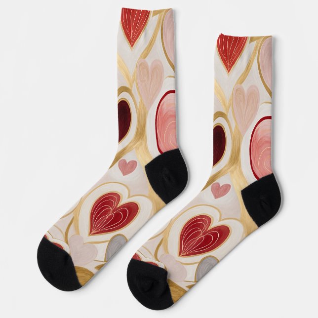 Love Hearts Socks (Left)