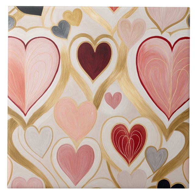 Love Hearts Tile (Front)