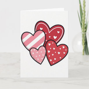 Love Hearts Valentine Card
