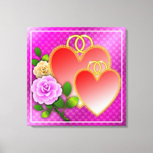 Love Hearts Valentine's Day-20362 Canvas Print