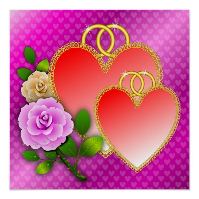 Love Hearts Valentine's Day-20362 Poster (Front)