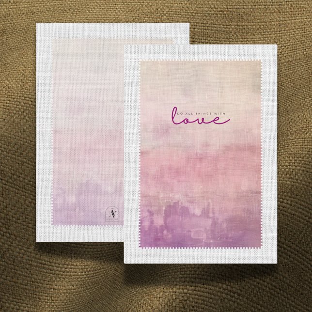 'Love' Heather & Dusk Graduation Gift Insert Card (Creator Uploaded)