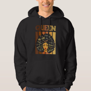Love Her Black History Month Queen Melanin Afro Fr Hoodie