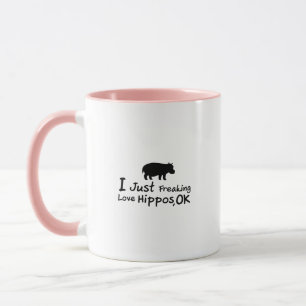 Love Hippos Funny Hippopotamus Loverss Fiona Baby Mug