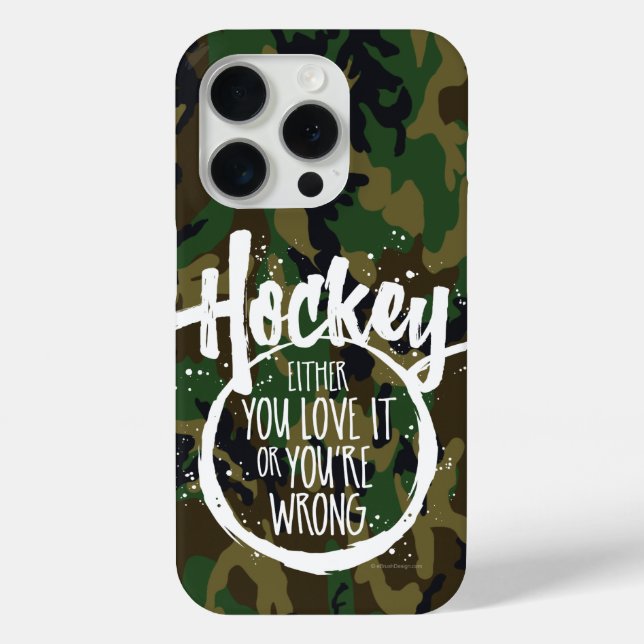 Love Hockey Case-Mate iPhone Case (Back)