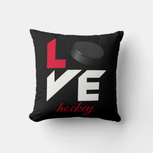 Love hockey cushion