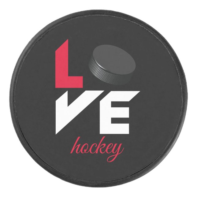 Love hockey puck (Front)