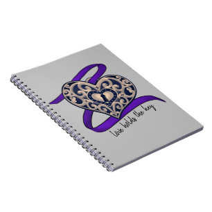 Love holds the key - spiral bound notebook