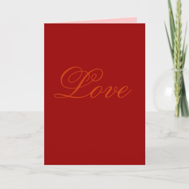 Love Holiday Card (Front)