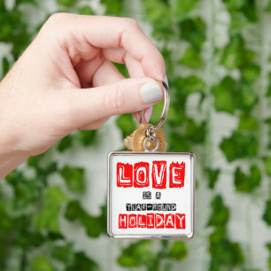 Love Holiday Key Ring