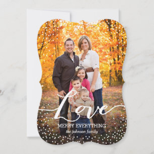 Love Holiday Photo Card