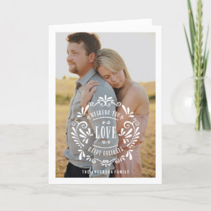 Love Holiday Photo Greeting Card