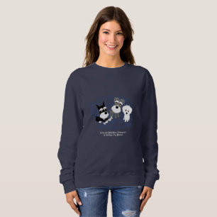 Love, Home - Schnauzer Dark Sweatshirt (Women)