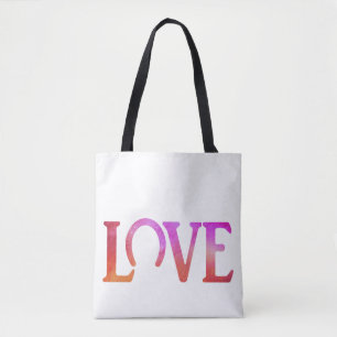 Love Hoof Red Tote Bag