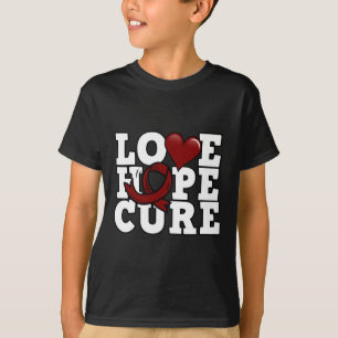Love Hope Cure - Sickle Cell Awareness T-Shirt
