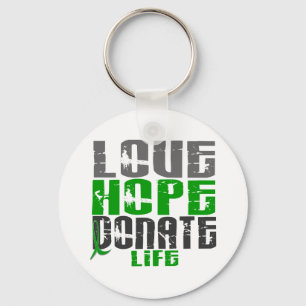 LOVE HOPE DONATE LIFE T-Shirts, Gifts, & Apparel Key Ring