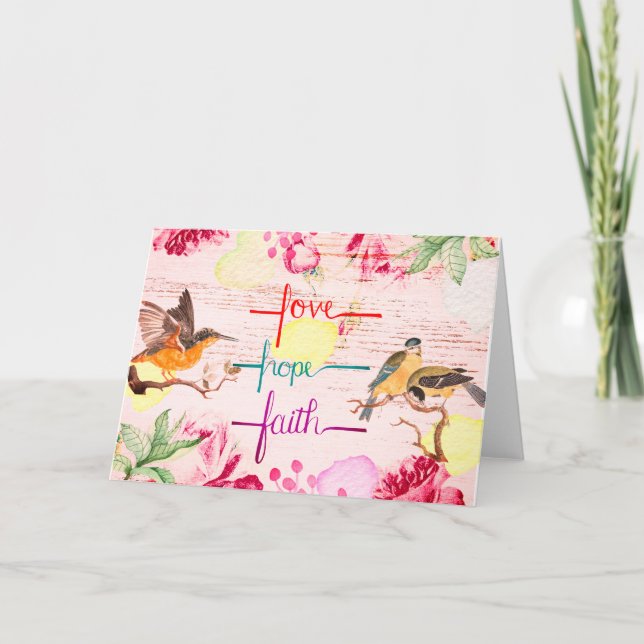 Love, Hope, Faith Cards (Front)