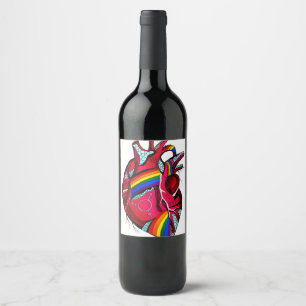 Love Hope Kindness Equality Inclusion Diversity Pe Wine Label