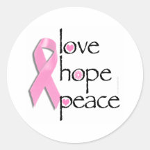 Love Hope Peace Breast Cancer Tees and Gifts