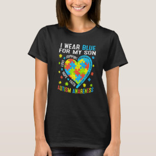 Love Hope Wear Funny Blue For My Brother Autism Aw T-Shirt