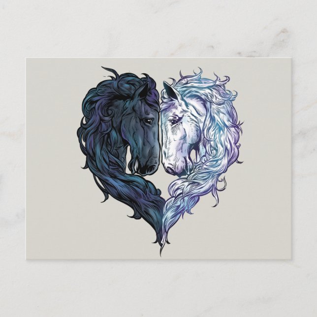 Love Horse postcard (Front)