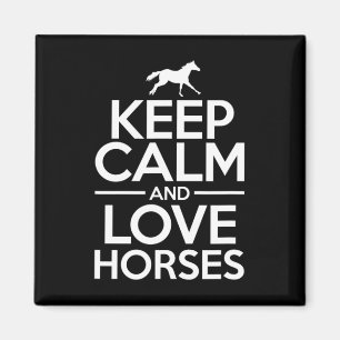 Love Horses Horse Horseback Riding Equestrian Magnet