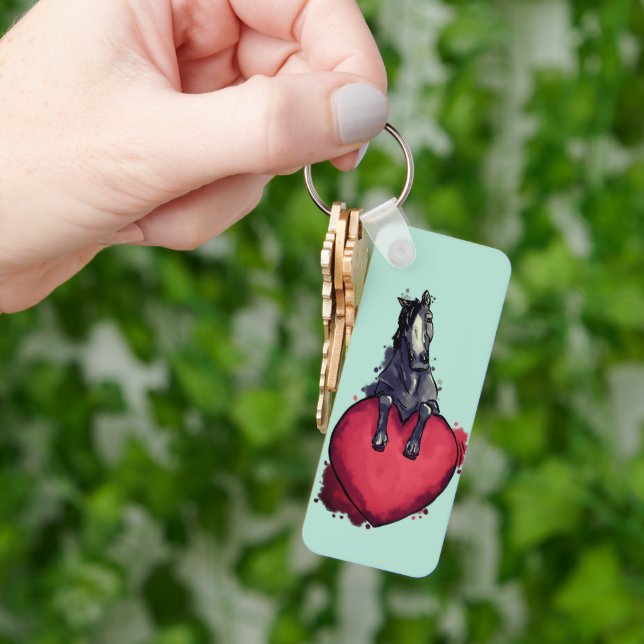 Love horses key ring (Hand)