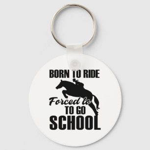 Love Horses Riding Horseback Riding Girl Funny Hor Key Ring