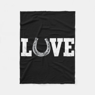 Love Horsescute Ss Cute Ss Horse Horseback Riding Fleece Blanket