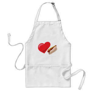 Love hot dogs!  Customisable: Standard Apron