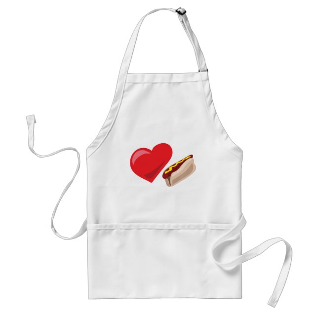 Love hot dogs!  Customisable: Standard Apron (Front)